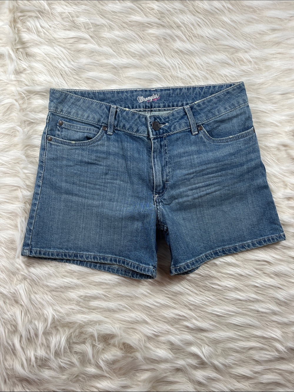 Wrangler Shorts Size 13 Medium Wash